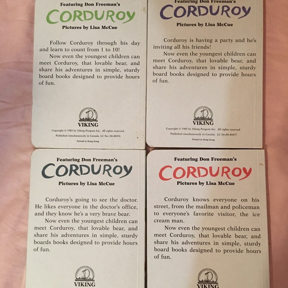 4 corduroy bear books! - Picture 2 of 2